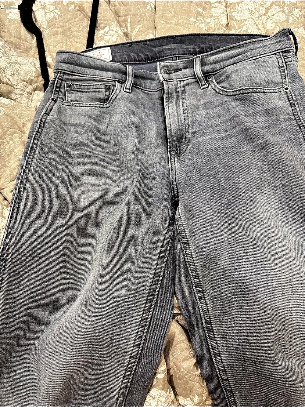 Gap Vintage Slim Mid Rise Jeans Gray Waist 29